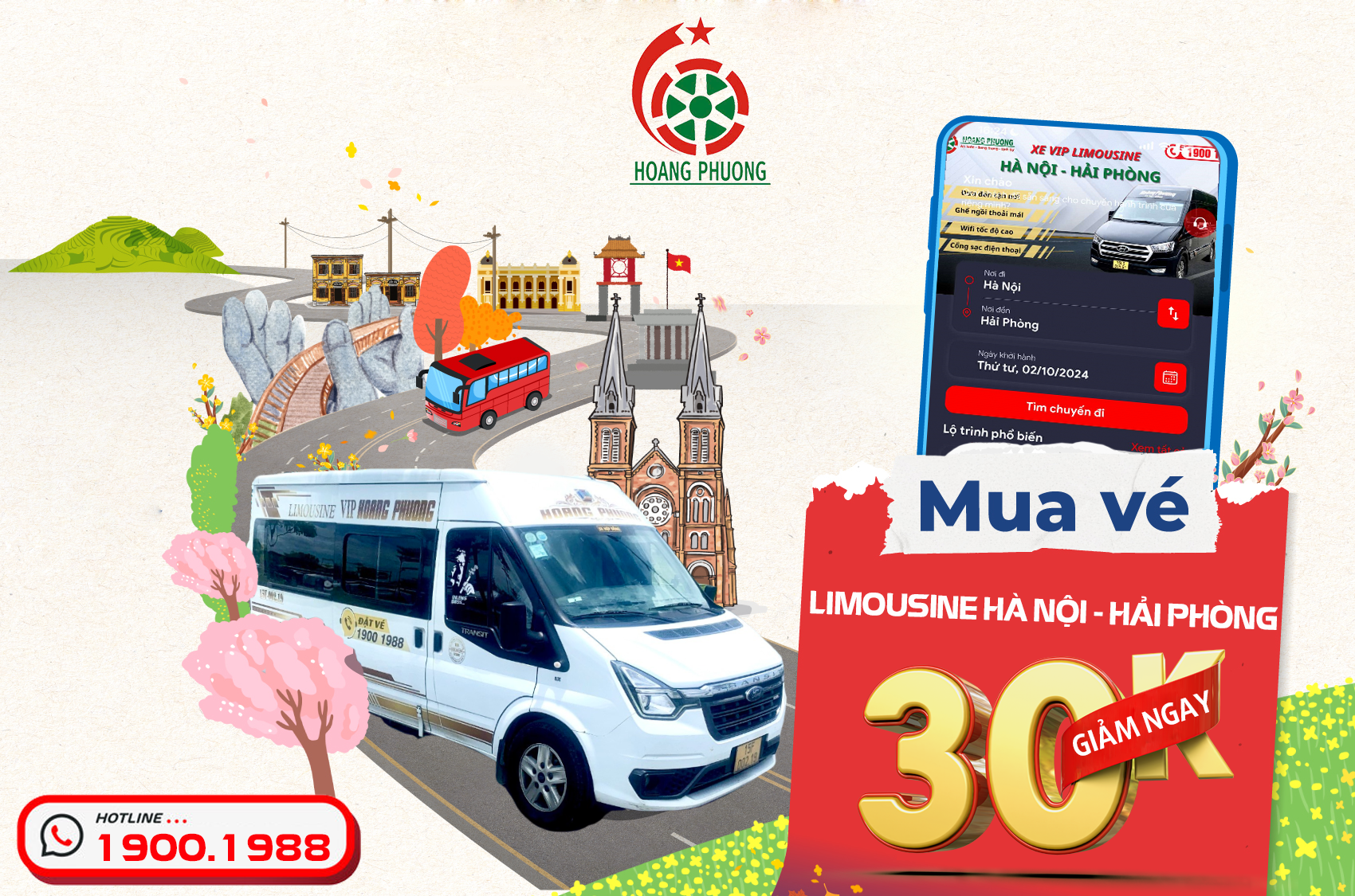 Tết Về Nhà - Có Hoàng Phương Limousine Hà Nội - Hải Phòng Đồng Hành