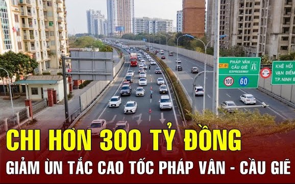 Hà Nội chi hơn 300 tỷ đồng làm đường giảm ùn tắc cao tốc Pháp Vân - Cầu Giẽ